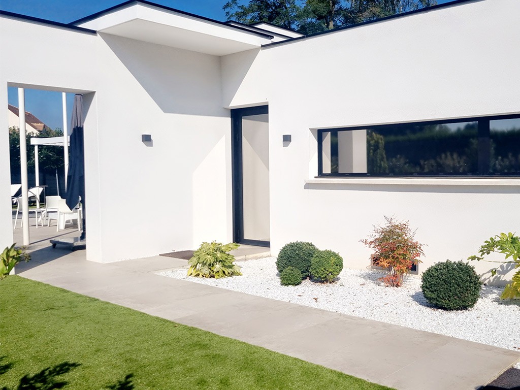 Construction d’une maison contemporaine individuelle